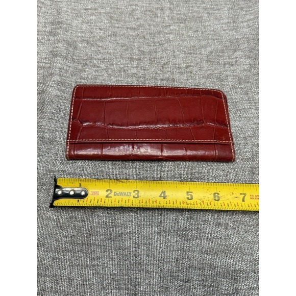 Brighton Handbags - Brighton Red  Checkbook Cover Wallet Animal Print